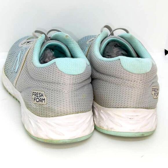 New Balance Fresh Foam Gray/Teal Sneakers - Women's Size 5 - Picture 3 of 5